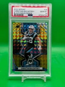 2022 Mosaic Christian McCaffrey Black/Gold Choice /8 SSP PSA 10 - Bild 1 von 2