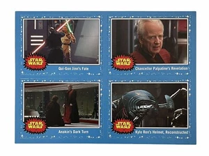 Star Wars Rise of Skywalker Topps Uncut Promo Trading Cards Vintage Style Proof - Picture 1 of 2