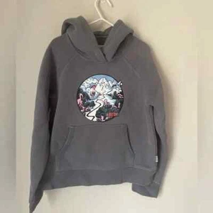 Burton Vermont Kids Honeybear Graphic Gray Hoodie Size XS - Picture 1 of 9