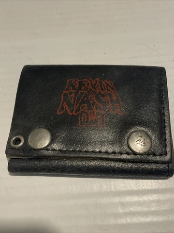 Vintage Kevin Nash NWO Leather Biker Wallet Wrestling 90s WCW Cover