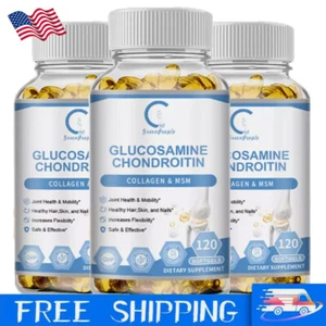 Glucosamine Chondroitin Turmeric MSM Triple Strength Joint Support 1000iu - Picture 1 of 10