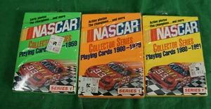 Three Unopened Nascar Collector's Playing Cards Series 1 - Picture 1 of 3
