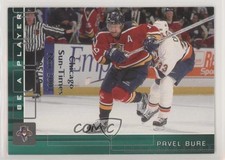 2001-02 ITG Be A Player Memorabilia Emerald Chicago Sun-Times Nov /10 Pavel Bure