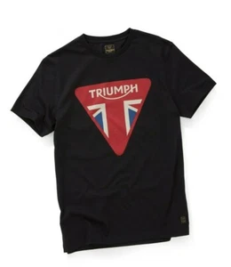 MTSS20023 TRIUMPH DEVON TEE JET BLACK / UNION JACK - Bild 1 von 5