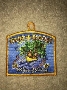Boy Scout BSA 2007 100th Year Camp Rotary Lake Huron Area Council Michigan Patch - Picture 1 of 1