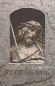 Postal firmada por Mastroianni Ecco Homo He aquí el hombre - Imagen 1 de 2
