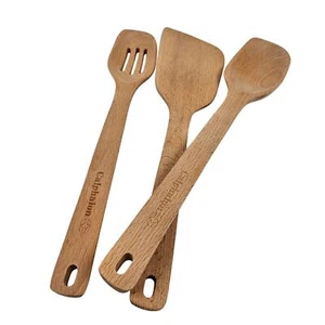 Neu 3er Set Calphalon Holz Kochutensilien - Bild 1 von 6