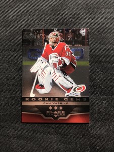 2005-06 UPPER DECK BLACK DIAMOND CAM WARD ROOKIE GEMS TRIPLE RUBY #ed 76/100