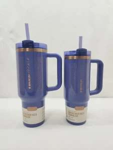 Stanley x Calia 30 & 40oz Flowstate Quencher H2.0 Skipper Blue Set Discontinued! - Picture 1 of 10