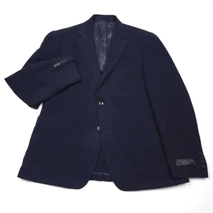 $598 Bloomingdales Micro Boucle Unstructured Wool Sport Coat Jacket Mens 48R - Picture 1 of 11