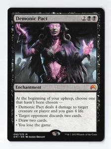 Demonic Pact Regular M Magic Origins MTG Magic the Gathering Card NM - Picture 1 of 2