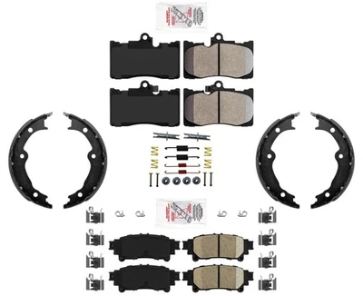 Pastillas de freno de disco delanteras y traseras para Lexus IS300 2016-2020 herrajes para zapatas de estacionamiento Foto 1 de 4