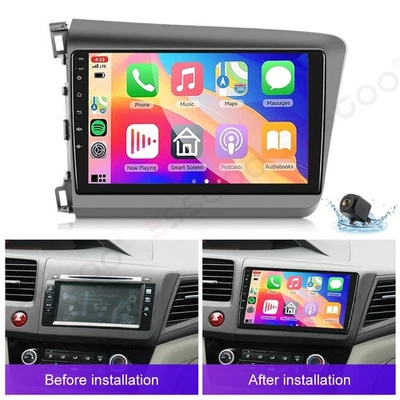 9-дюймовое автомобильное радио стерео 64 ГБ для Hummer H3 2006-2010 Android 15 CarPlay GPS WiFi SWC - Изображение 1 из 4