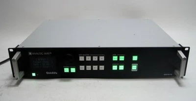 Analog Way QuickVu QVU150-3G Hi-Resolution Seamless Video Switcher QVU-150 - Image 1 of 4