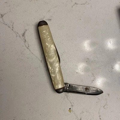 Cuchillo abrecartas madreperla Hammer EE. UU. de colección   Foto 1 de 4