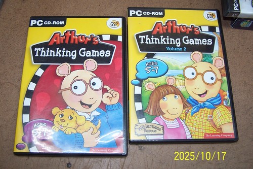 Arthur's Thinking Games Vol 1 & 2 | eBay