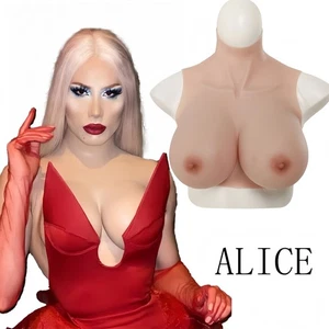 C-G Cup Silicone Breast Forms Fake Boobs For Crossdresser Cosplay Drag Queen - Picture 1 of 15