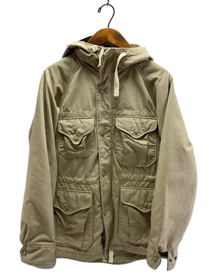 Engineered Garments Field Parka Jacket S Nylon Beige Plain #EK ZGA - Image 1 of 4