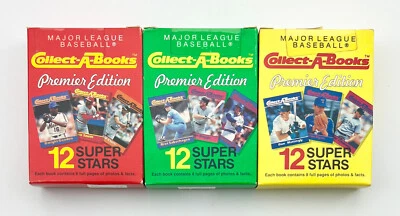 1990 MLB Collect A Books Complete Set Ken Griffey Jr Nolan Ryan Ozzie Smith - Image 1 of 4