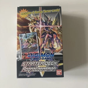 Digimon RagnaLoardmon Starter Deck inc 6 cartas domadoras BONUS ST-13 inglés - Imagen 1 de 2