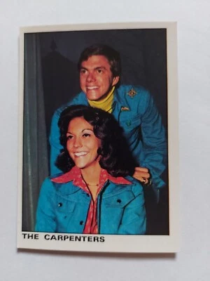 The Carpenters, 1980 PANINI Rock & Pop Collection (sticker) #107 - Image 1 of 2