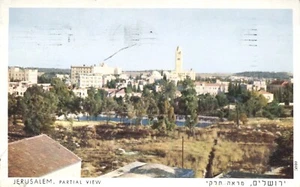Jerusalem Israel Aerial View 1960 Postcard - Picture 1 of 2