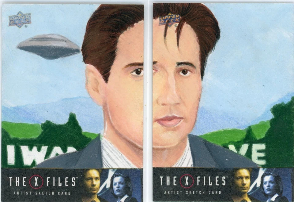 X-Files Monsters of the Week 2-Piece Sketch 1/1 - Fox Mulder - Madison Emerick - Image 1 of 4