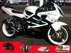 US STOCK White Injection Plastic Fairing Fit for Honda 2001-2003 CBR600F4I d058 - Picture 1 of 10