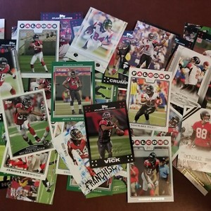 62 Card Lot Atlanta Falcons 2000 Ryan RC Vick White Turner Dunn Gonzalez Abraham