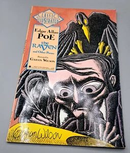CLASSICS ILLUSTRATED #1 Feb 1990 The Raven Edgar Allan Poe Berkley First Edition - Picture 1 of 11