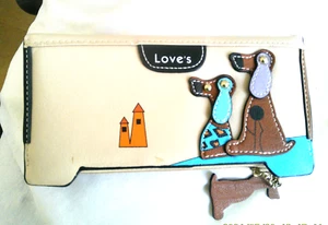LOVE`S DOG THEME ORGANIZER WALLET - Picture 1 of 6
