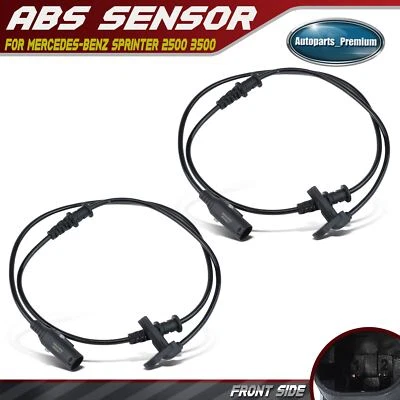 2x Sensores de velocidad de rueda ABS delanteros izquierdo y derecho para Mercedes-Benz Sprinter 2500 Foto 1 de 4