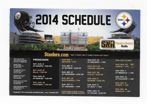 PITTSBURGH STEELERS OFFICIAL 2014 2016 2019 MAGNET SCHEDULES - Picture 1 of 3