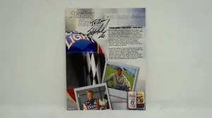 Tarjeta del equipo de carreras Sterling Marlin Coors 1997 - autografiada por Sterling - Imagen 1 de 6