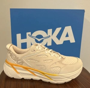 Hoka One One Clifton L Suede Men's Size 9.5 / Women’s 10.5 Shoes Short Bread - Picture 1 of 15