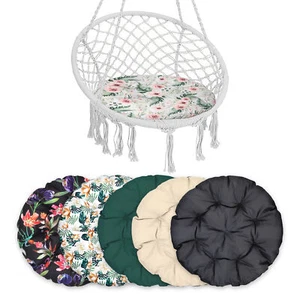 60cm Outdoor Hängesessel Kissen - Stuhlkissen Für Garten & Rattanmöbel Rund - Bild 1 von 10