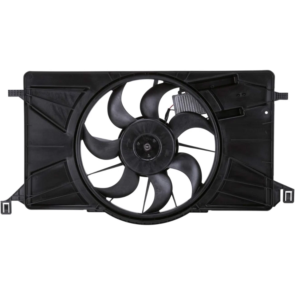 Conjunto de ventilador de radiador y condensador doble - natural, sedán TYC para Ford Focus 2012 Foto 1 de 4