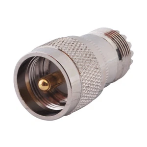 Adaptador conector coaxial hembra enchufe macho a conector SO-239 10 un. VHF UHF PL-259 - Imagen 1 de 3