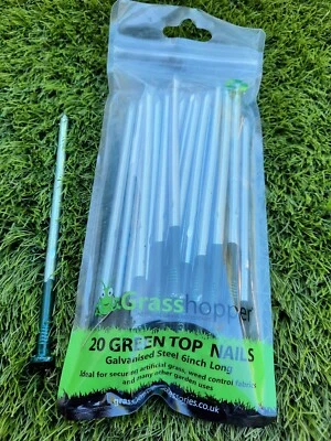 SMART Pioli per unghie erba artificiale pioli acciaio zincato tessuto membrana - VENDITORE UK