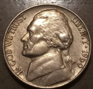 1960 DDO/DDR Jefferson Nickel - Picture 1 of 14