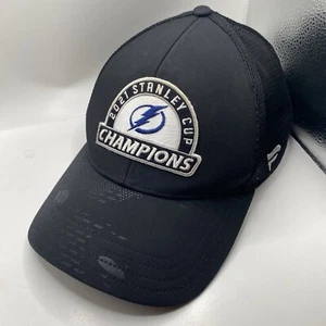 Tampa Bay Lightning Hat 2021 Stanley Cup Champions Fanatics Snapback Trucker - Picture 1 of 11