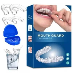Protector bucal para dormir de 4 piezas para apretar los dientes, detiene el ... - Imagen 1 de 7