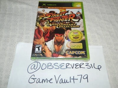 Street Fighter Anniversary Collection (Microsoft Xbox, 2005) NEW *READ* - Image 1 of 4