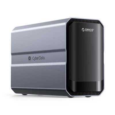 ORICO 2 Bay Desktop NAS with 16TB/8TB HDD 1GbE USB C/A Network Attached Storage - Image 1 of 4