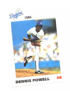 1986 Los Angeles Police L A Dodgers Dennis Powell 48 - Bild 1 von 8
