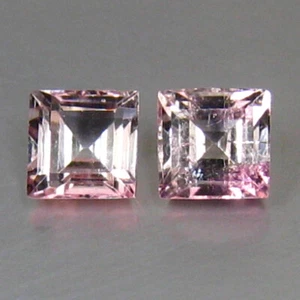 1.67_cts Top Luster Dazzling 100% Natural Pink Tourmaline Pair_Mozambique - Picture 1 of 3