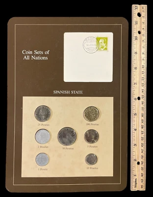 1983 THE FRANKLIN MINTS COIN SETS OF ALL NATIONS SPANISH STATE 92424 - Image 1 of 2