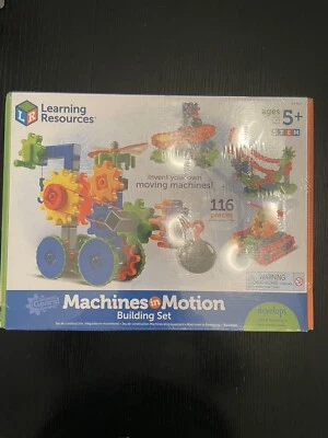 Learning Resources Building Set Machines in Motion STEM 116 pieces Brand New - Image 1 of 4