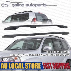 Set of Roof Rail Bars For Toyota LandCruiser Prado 120 Series 2003-2008 - Picture 1 of 7