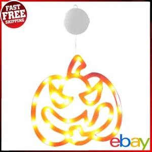 Halloween Lights Window Decoration with Suction Cup for Party (Orange Pumpkin) - Picture 1 of 9